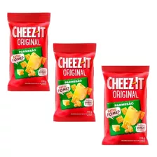 Snack Cheez-it Parmesão 115 Gramas - Kit 3x Unidades