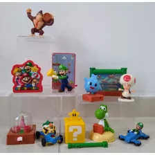 Playset C/ 13 Mario Bros - Mario Bros Mc Donald's - Coleção 