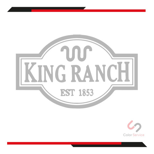 Calcas Sticker Logo Ford King Ranch De 13 X 8 Cm 2pzas Foto 3