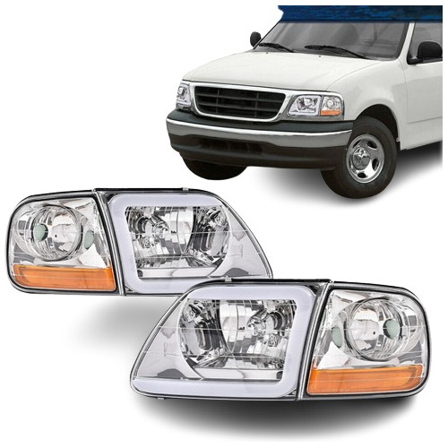 Faros Ford F150 Expedition 1997 1998 1999 2000 2002 2003 Led Foto 2