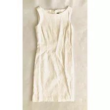 Vestido Blanco Formal Anne Klein Original