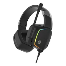 Auriculares Hp H320gs 7.1 Para Jugadores Con Control De Volumen, Color Negro