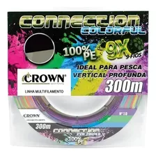 Linha Mult. Connection Colorful 9x 0,20mm 300m - Crown Cor Amarelo