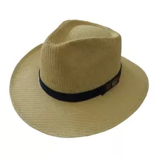 Sombrero Lagomarsino De Rafia Italiana- Modelo Fortaleza