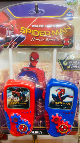 Radios Walkie-talkie Spiderman Vengadores Para Niños