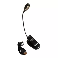 Luminária Led Clip Flexível Portátil Para Leitura 2 Leds