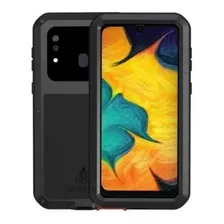 Carcasa Samsung Galaxy A30 Lovemei / Blindada A30 Color Negro