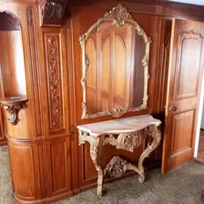 Importante Consola Dressoir Francesa Luis Xv Antigua Mirala