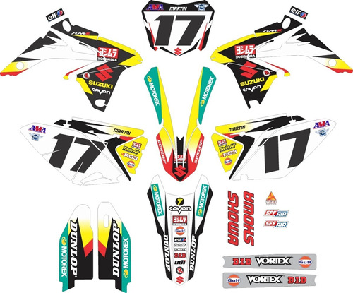 Suzuki Rmz Personalizacion Wrap Stickers Calcas Foto 4