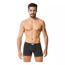 Combo 2 Cuecas Boxer Clássica Microfibra Listrada