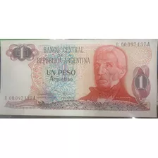 Billete 1 Peso Argentino Bottero 2606 Reposicion Oferta