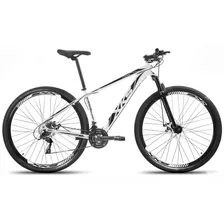 Mountain Bike Xks Kairos Aro 29 17 21v Freios De Disco Mecânico Câmbios Shimano Tourney Tz510 Y Shimano Tourney Tz31 Cor Branco/preto