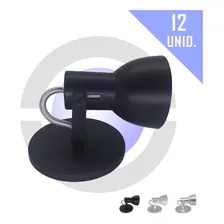 Luminária Sobrepor Para Teto Simples Laje Gesso 12 Unid Cor Preto Voltagem 110v/220v