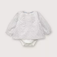 Body Niña Blusa Flores Rosado (rn A 09m)