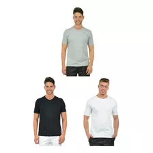 Kit 3 Camiseta Masculina Algodão Fenomenal