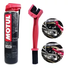 Limpa Corrente Chain Clean C1 Motul + Escova De Limpeza