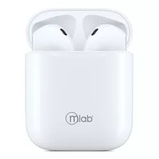 Audífonos Inalámbricos Bluetooth In Ear Flowtwins Tws Mlab Color Blanco