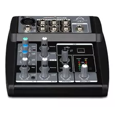 Connect 502 Usb Bk Mixer Analogo 5 Canales Wharfedale