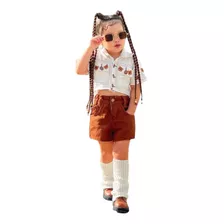 Conjunto Feminino Infantil Moda Blogueirinha Roupa Menina 