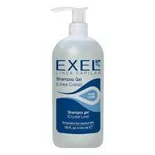 Shampoo Exel Elastina 1000 Ml Linea Gel Profesional