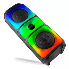 Caixa De Som Bluetooth Multimidia Amplificada Tws Rgb Usb 