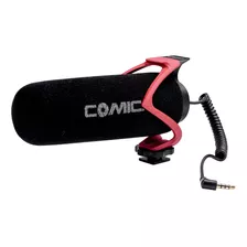Microfone Câmera Vermelha Comica Cvm-v30 Com Microfone Lite