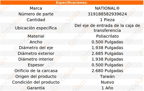 1- Retn Entrada Caja Transferencia W350 89/93 National Foto 3