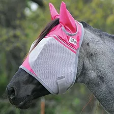 Cashel Crusader Fly Mask Con Pink Ears Beneficia El Cancer D