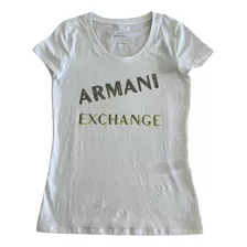 Remera Armani Exchange Algodón Al Cuerpo Etiq Original