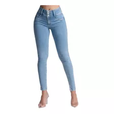 Jeans Dama Seven Colombiano Push Up Pantalón Levanta Pompa 