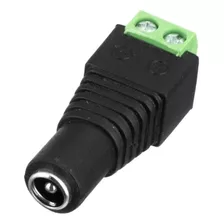 Kit 4 Conector P4 Femea Borne + 4 Fonte 1a 12v Bivolt C/ Led