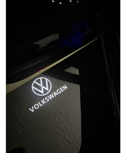 Proyector Puerta Led Nuevo Logo Vw Jetta Golf Gti Tiguan  Foto 2