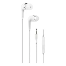 Auriculares Para Celular Samsung iPhone Motorola Noga Ng1700 Color Blanco