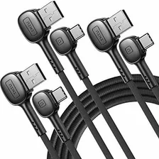 Usb C Cable 3 Pack 3 1a Qc3 0 Fast Charging Type C Ch...