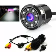 Camara De Reversa Marcha Atras Vehiculo 8 Leds Hd #cs