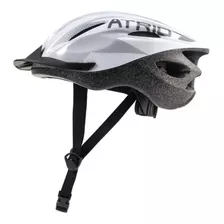 Capacete Ciclismo Adulto M Atrio Mtb 2.0 Br/cinza Com Led Cor Branco Tamanho M (54-58)