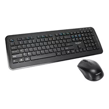 Teclado E Mouse Sem Fio De 2.4 Ghz Preto Km610 Kit Targus