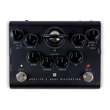 Pedal Valvular Blackstar Dept.10 Dual Distortion 2 Canales Color Negro