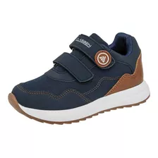 Tenis Casual Clasben Boyblue Para Niño Color Marino E6