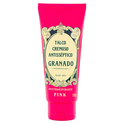 Talco Granado Pink Antisséptico Em Bisnaga 100 G