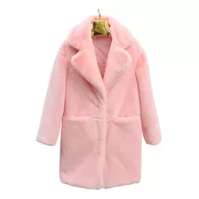 Parka Feminino Sobretudo Térmico Casaco Pele Importado