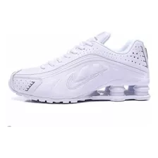 Nike Shox R4 Triple Whiter 10 Usa Original 28 Cm