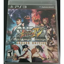 Jogo Super Street Fighter Iv Arcade Edition Ps3 Mídia Física