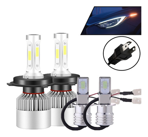 A Kit De Faros D2s Luz Alta Y Baja Y Antiniebla Para