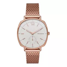 Reloj Skagen Skw2401 Mujer Color De La Malla Oro Rosa Color Del Bisel Rosê Color Del Fondo Blanco