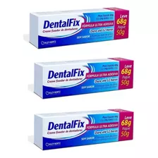 Kit 3un Creme Fixador Dentalfix 68g - Kley Hertz