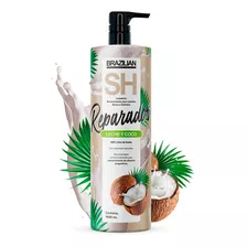  Shampoo Brazilian Profesional 1lt, Para Cabellos Secos Y Dañados