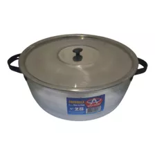 Cacerola Aluminio N28 Calidad Duradera Cocina Casera