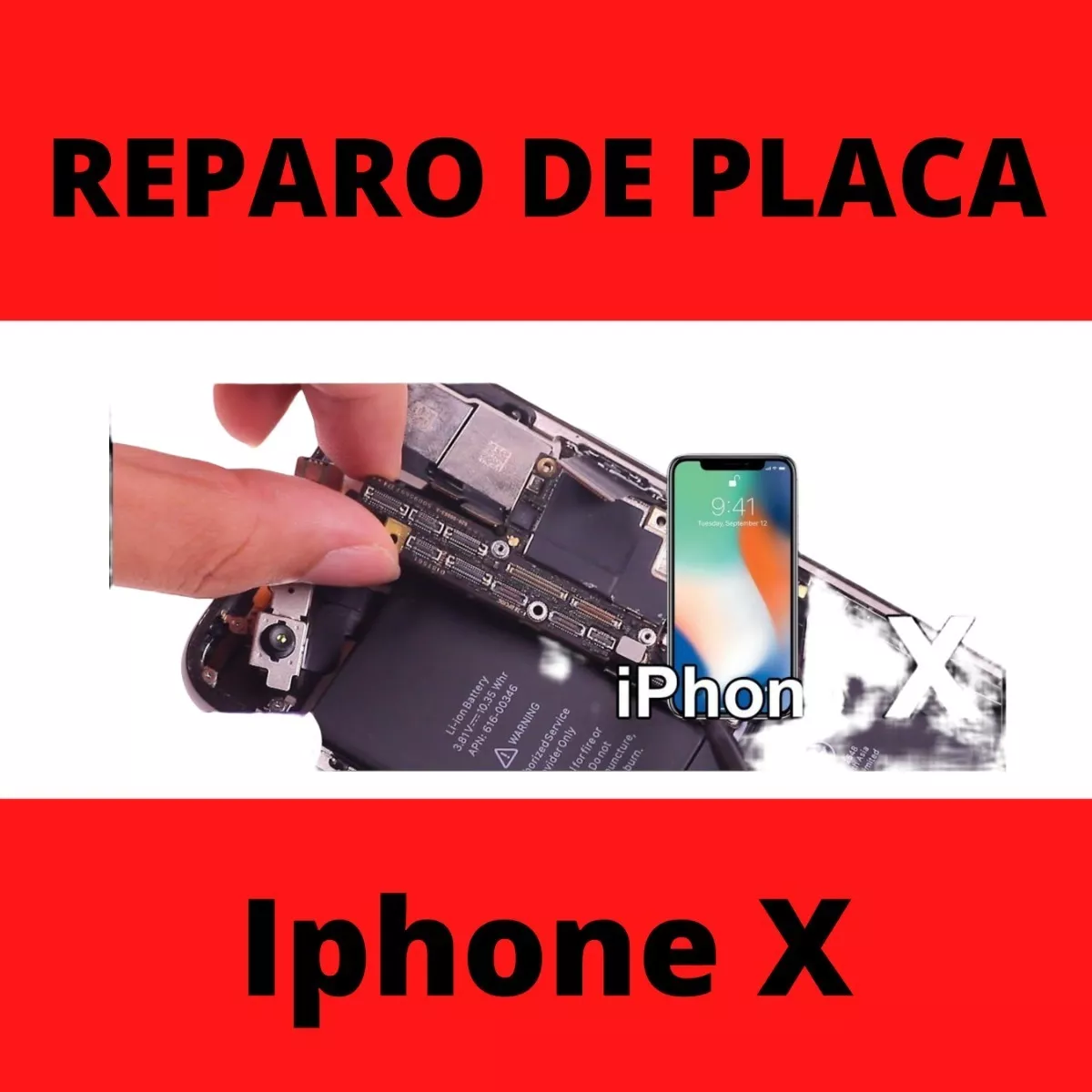 Reparo Placa iPhone X