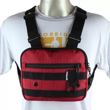 Bolsa Shoulder Bag De Peito Vullix Storm Caminhada Treino Cor Vermelho